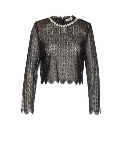 Self-portrait Shirts In Black