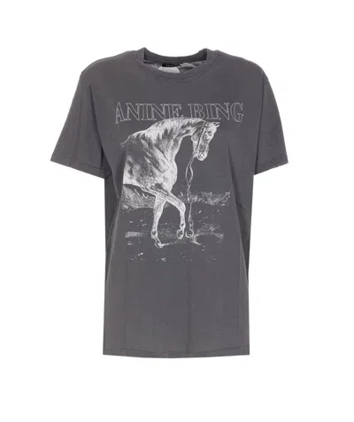 Anine Bing T-shirts And Polos In Gray