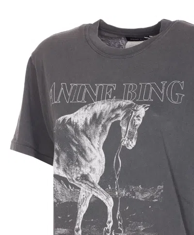 Anine Bing T-shirts And Polos In Gray
