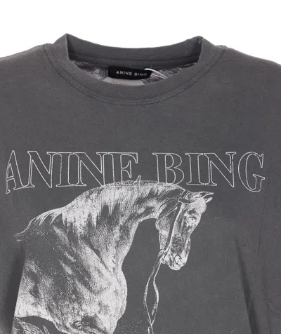Anine Bing T-shirts And Polos In Gray