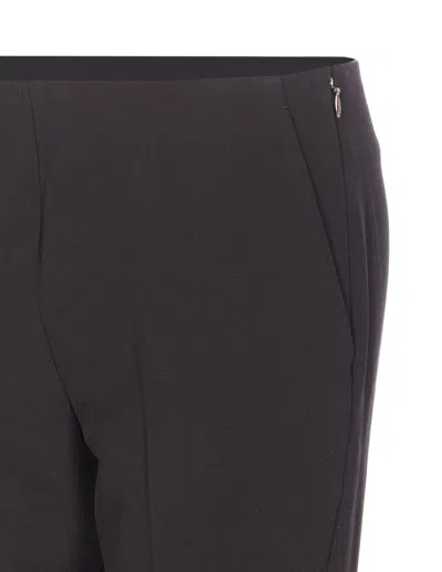 Liu •jo Side-zip Trousers In Black