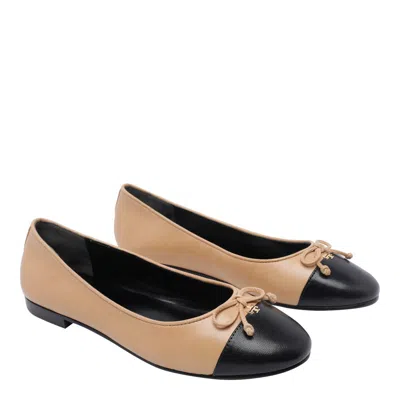 Tory Burch Flat Shoes In Brown