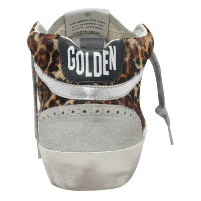 Golden Goose Mid Star Sneakers In Animalier Pony Skin In Multi