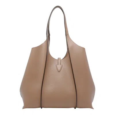 Tod's T Timeless Tote Bag In Brown