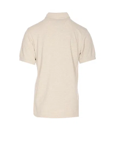 Kenzo Tiger Patch Polo Shirt In Neutral