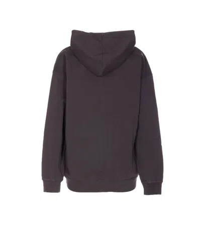 Ganni Women Vintage Wash Hoodie In Black