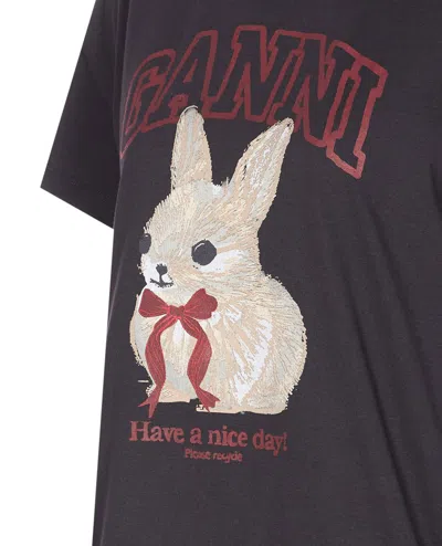 Ganni T-shirts And Polos In Animal Print