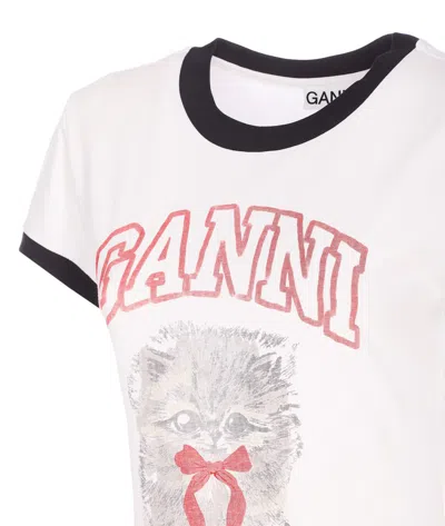 Ganni T-shirts And Polos In Multi