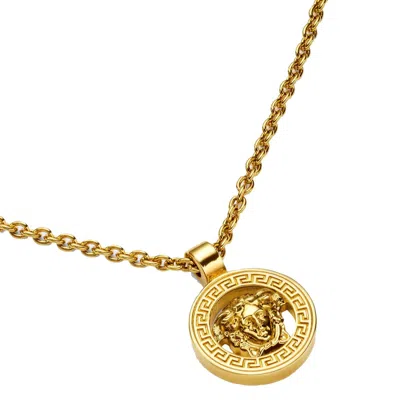 Versace Metal Necklace Accessories In Gold