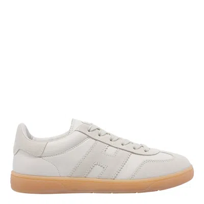 Hogan Low Top Suede Sneakers Rubber Sole In Multi
