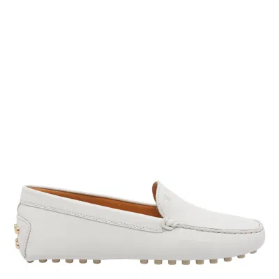 Tod's Flat Shoes In White