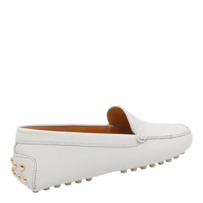 Tod's Flat Shoes In White