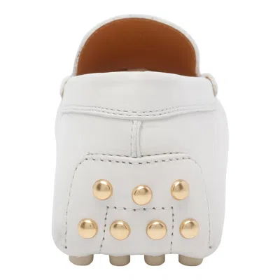 Tod's Flat Shoes In White