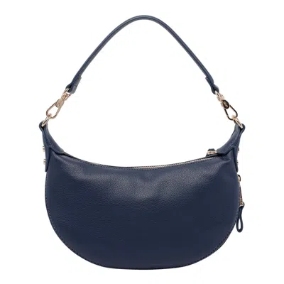 Liu •jo Liu Jo Embossed Print Blue Shoulder Bag