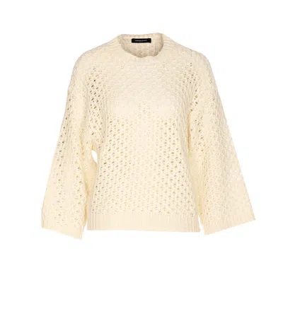 Fabiana Filippi Sequin-detail Crew-neck Sweater In Brown