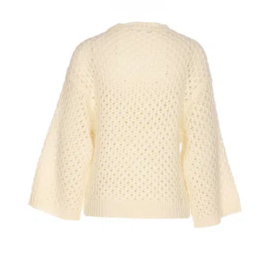 Fabiana Filippi Sequin-detail Crew-neck Sweater In Brown