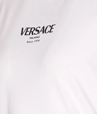Versace T-shirts And Polos In White