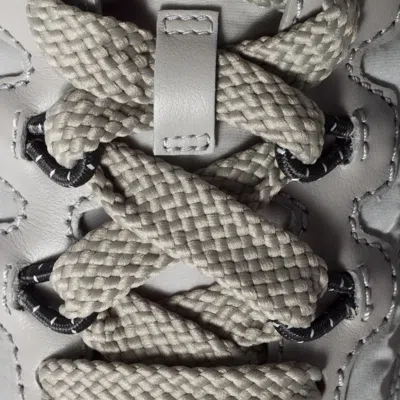 Miu Miu Tyre Technical Fabric And Suede Sneakers In Gray