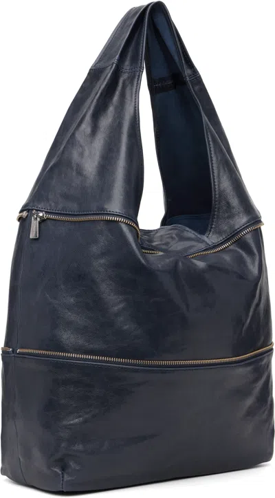 Paloma Wool Navy Riba Zip Bag