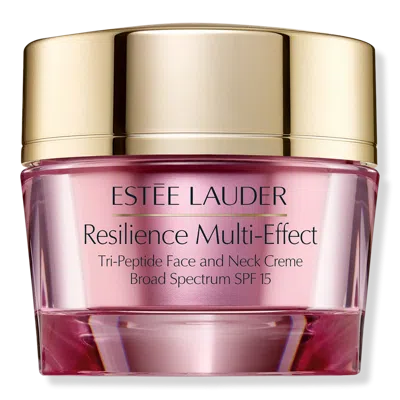 Estée Lauder Resilience Multi-effect Tri-peptide Face And Neck Creme Spf 15 - 2.5 oz In Red