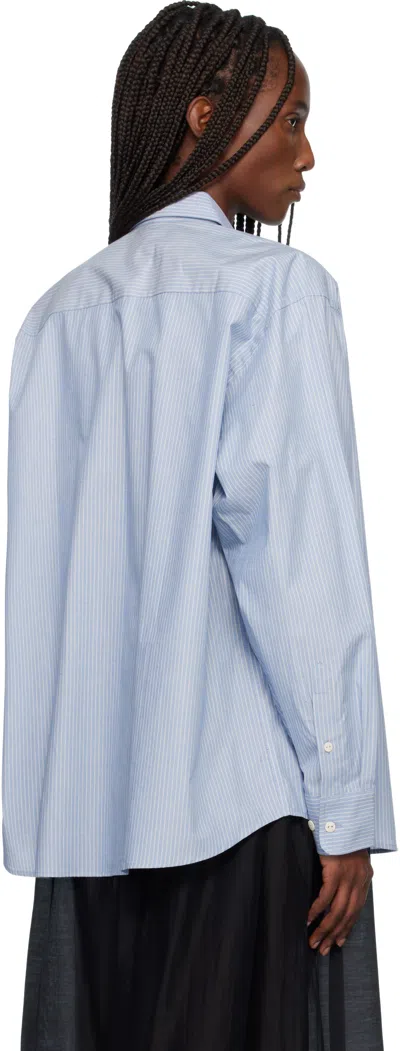 Baserange Blue Claude Shirt In Blue