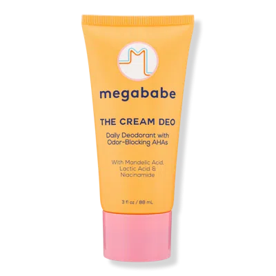 Megababe The Cream Deo Aluminum-free Daily Deodorant With Odor-blocking Ahas In Multi