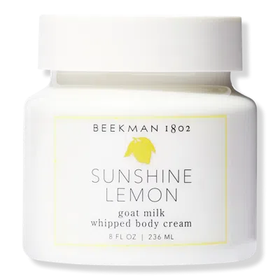 Beekman 1802 Sunshine Lemon Whipped Body Cream In Yellow