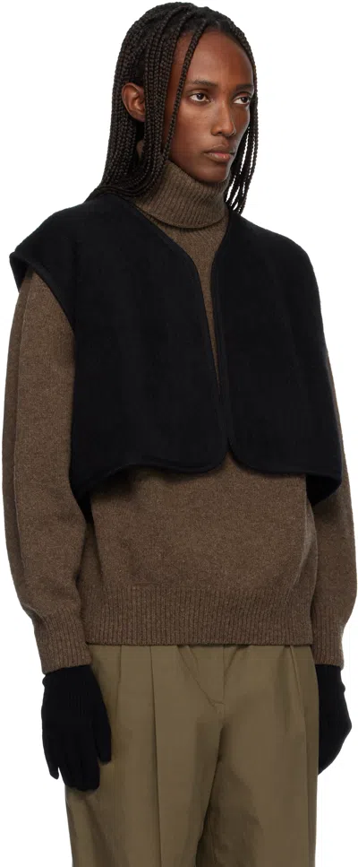 Baserange Black Capas Vest In Black