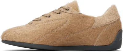 Paloma Wool Tan Miles Sneakers In Brown