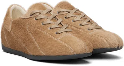 Paloma Wool Tan Miles Sneakers In Brown