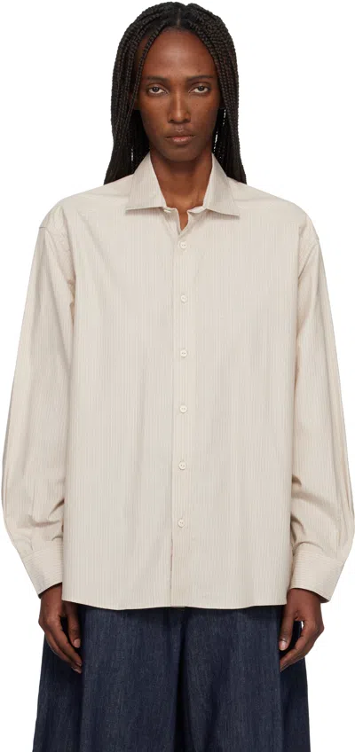 Baserange Taupe Claude Shirt In Brown