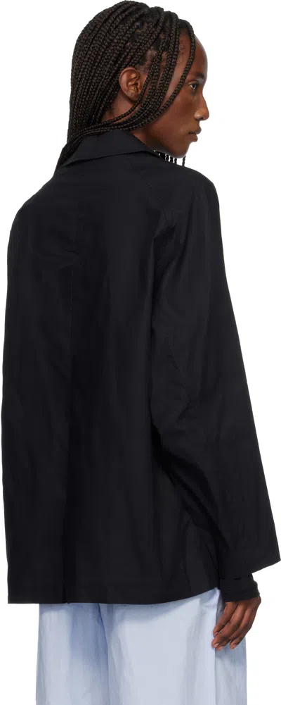 Baserange Black Even Jacket In Black