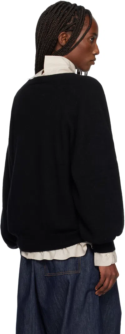 Baserange Black Soar Sweater In Black