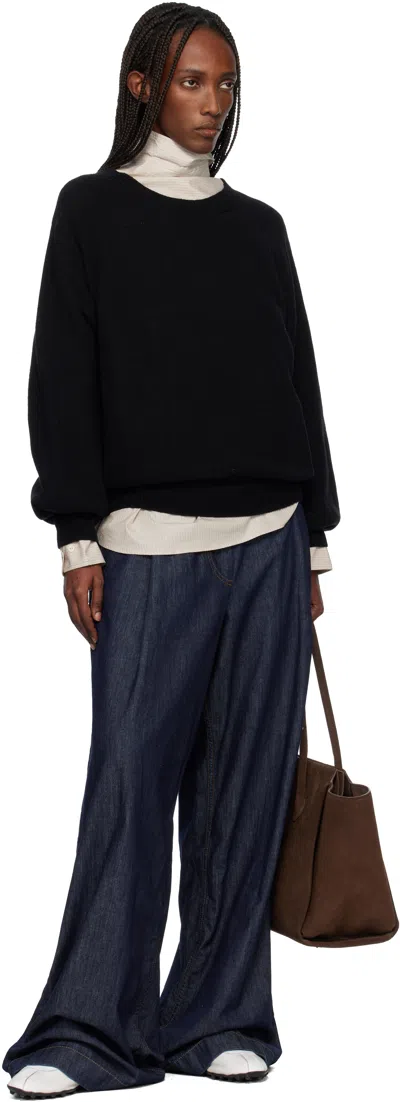 Baserange Black Soar Sweater In Black