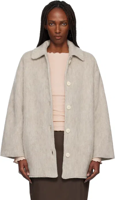 Baserange Taupe Pyrenees Jacket In Brown