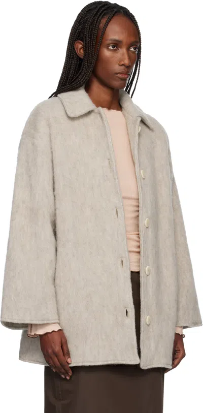 Baserange Taupe Pyrenees Jacket In Brown