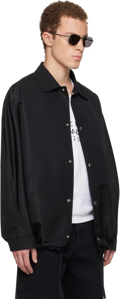 Givenchy Black Coach Jacket In Black