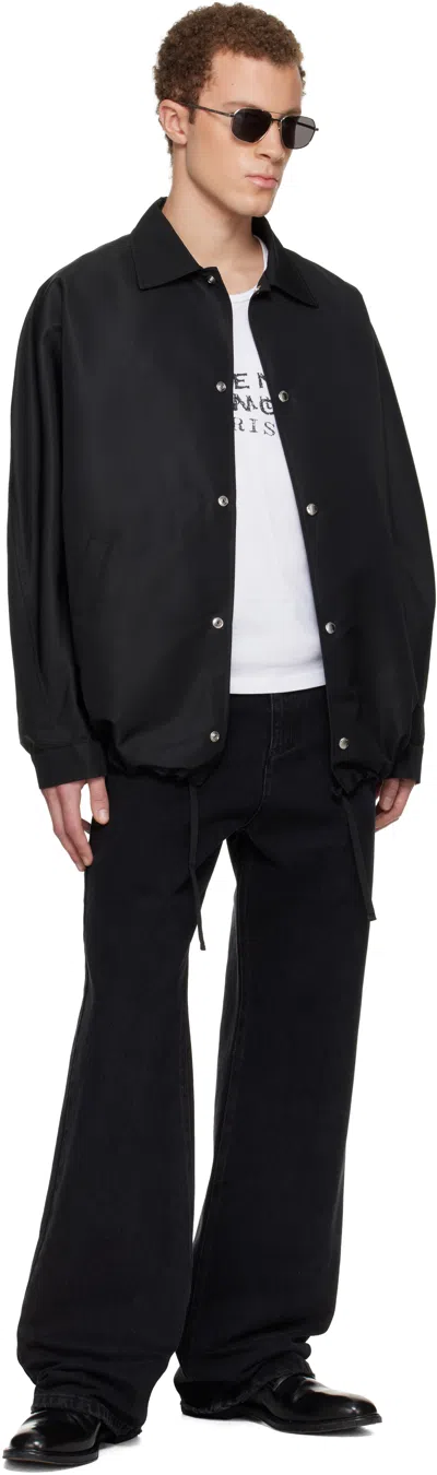 Givenchy Black Coach Jacket In Black
