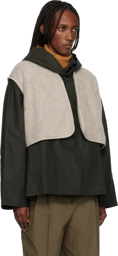 Baserange Taupe Capas Vest In Neutral