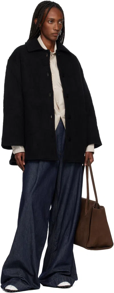 Baserange Black Pyrenees Jacket In Black