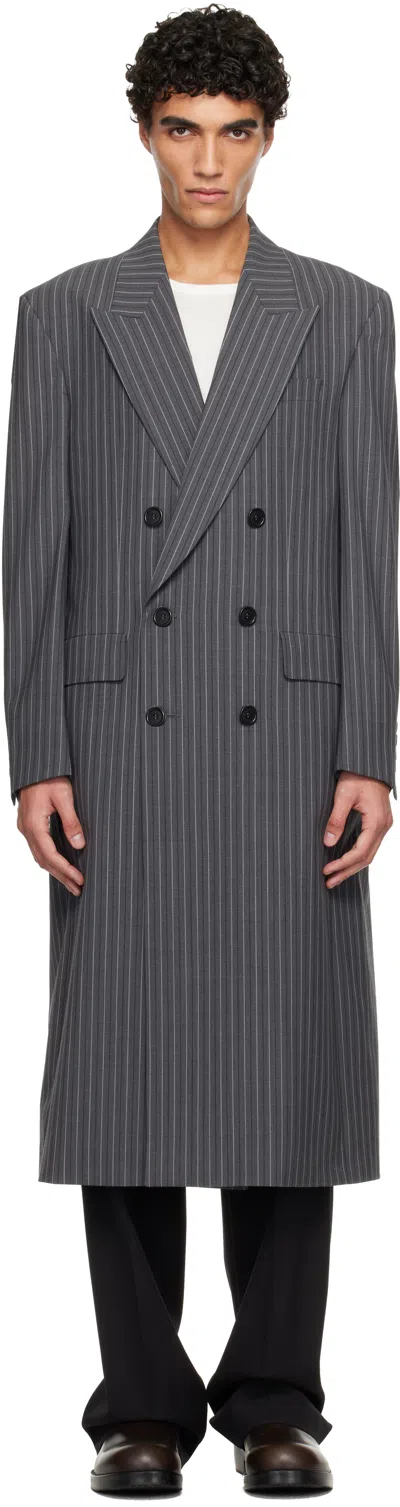 Sunflower Db Striped Coat In Multi