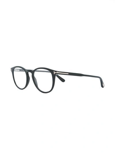 Tom Ford Round Optical Glasses In Black