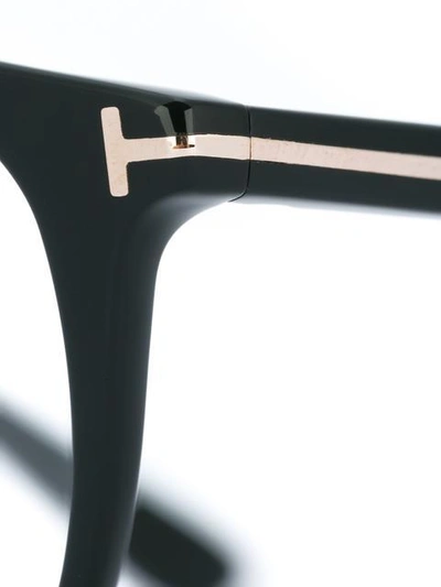 Tom Ford Round Optical Glasses In Black