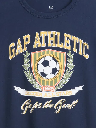 Gap Factory Kids Relaxed Gap Graphic T-shirt In Blue