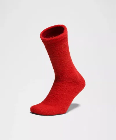 Lululemon Unisex Fuzzy Crew Socks