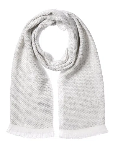 Missoni Wool-blend Scarf In White