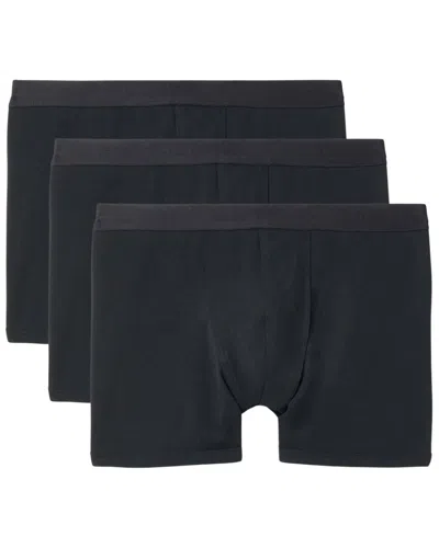 Silkcut 3pk Boxer Brief In Black