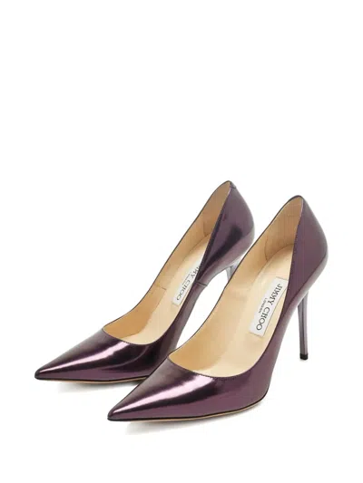 Pre-owned Jimmy Choo Romy Point-toe Pumps In Purple