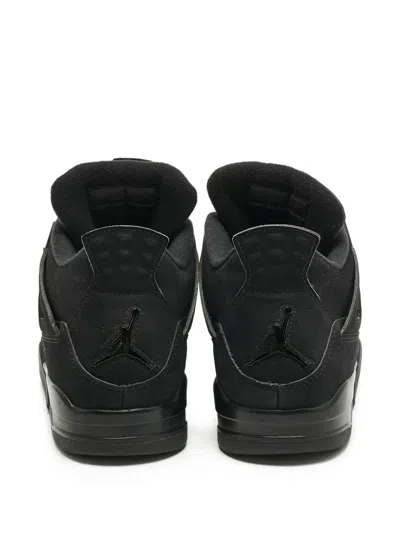 Pre-owned Jordan 4 Panelled Sneakers In Black