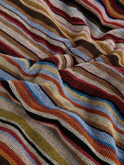 Paul Smith Striped Towel In Multi